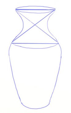 Как нарисовать вазу, шаг 4