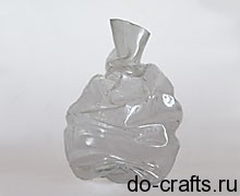 ваза из пластиковой бутылки
